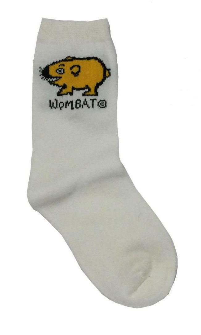 Ozi Varmints 2022 White Socks Koala Design, childrens socks, soxs, kids socks, sourvenir.