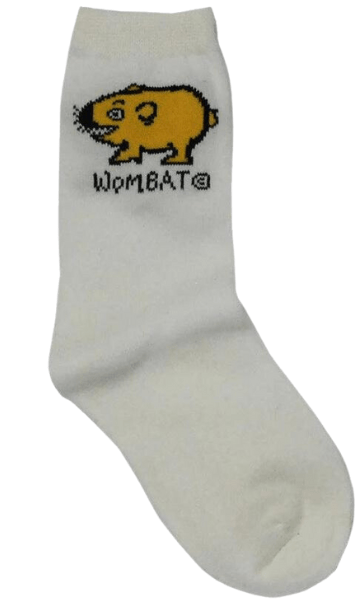 Ozi Varmints White Socks - Wombat.