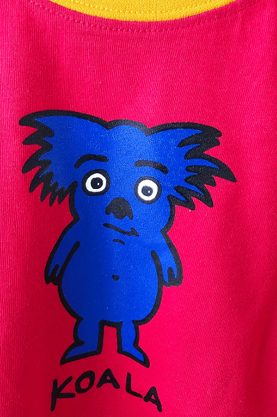 Ozi Varmints Contrast 100% Cotton T-Shirt - Koala.