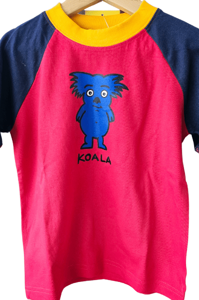 Ozi Varmints Contrast 100% Cotton T-Shirt - Koala.