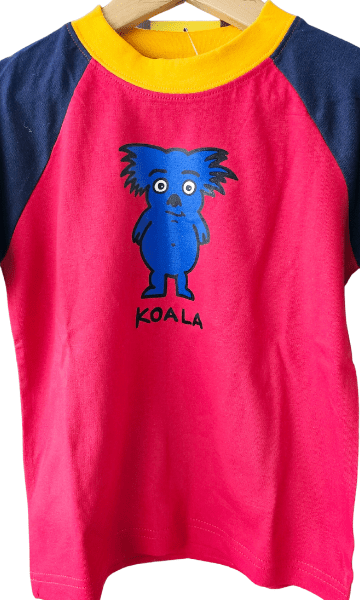 Ozi Varmints Contrast 100% Cotton T-Shirt - Koala.