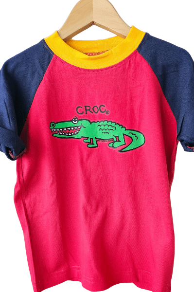 Ozi Varmints Contrast 100% Cotton T-Shirt RNS - Croc.
