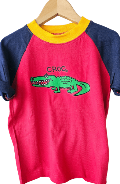 Ozi Varmints Contrast 100% Cotton T-Shirt RNS - Croc.