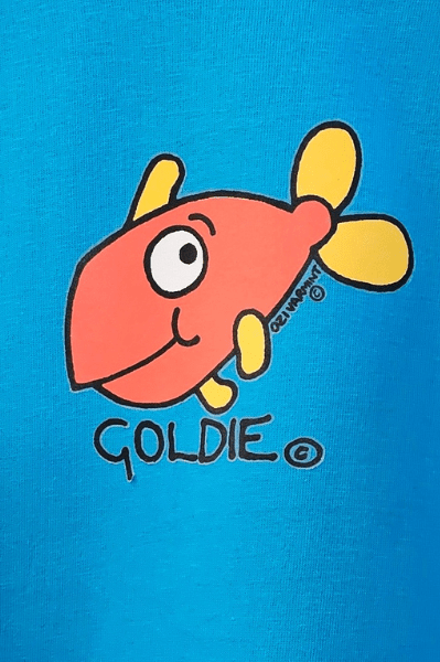 Ozi Varmints Cotton Solid T-Shirt - Goldie.