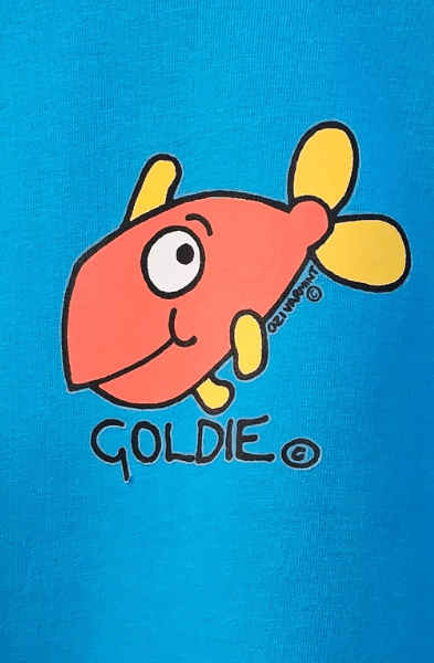 Ozi Varmints Cotton Solid T-Shirt - Goldie.