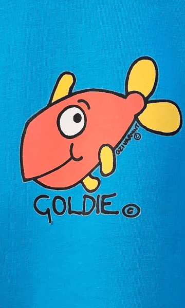 Ozi Varmints Cotton Solid T-Shirt - Goldie.