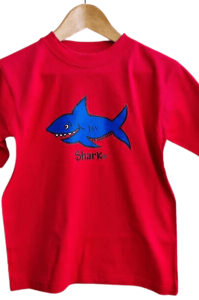 Ozi Varmints Cotton Solid T-Shirt - Shark.