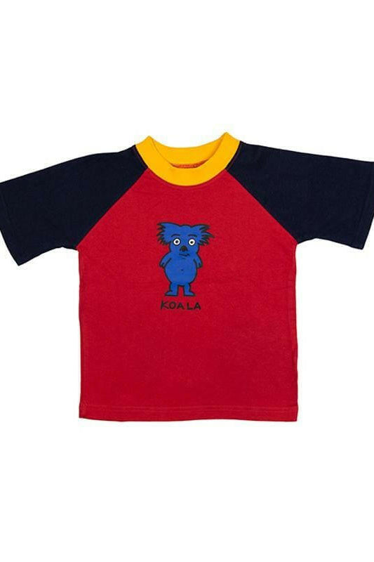 9063 Ozi Varmints Contrast Colour T-Shirt - Koala.