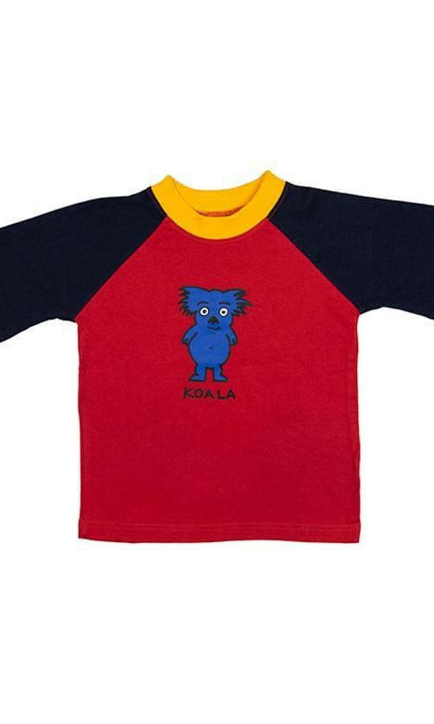 9063 Ozi Varmints Contrast Colour T-Shirt - Koala.