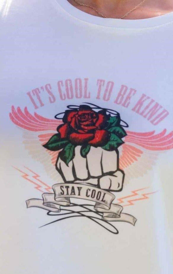 Iris Maxi 202178-2 It's Cool to Be Kind T-Shirt.