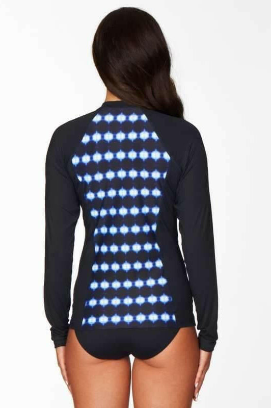 Sea Level Bandhani Long Sleeve Multi Fit Rash Vest SL5113BH.