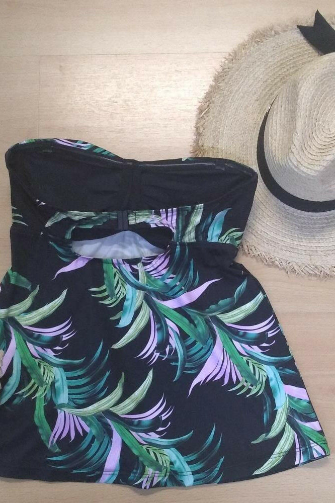 Seafolly Las Palmas CD Trapeze Singlet Tankini.