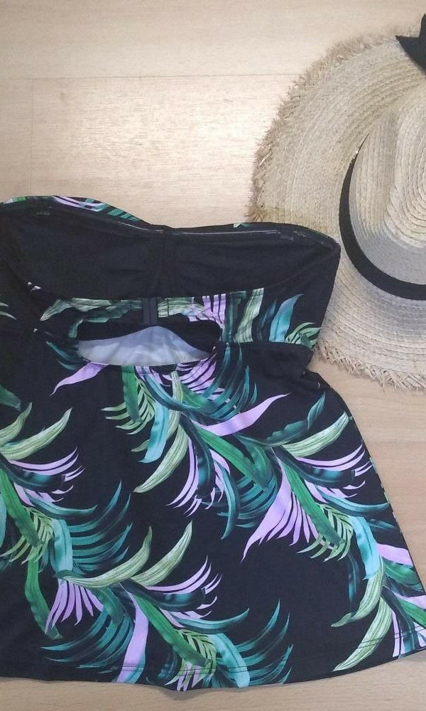 Seafolly Las Palmas CD Trapeze Singlet Tankini.