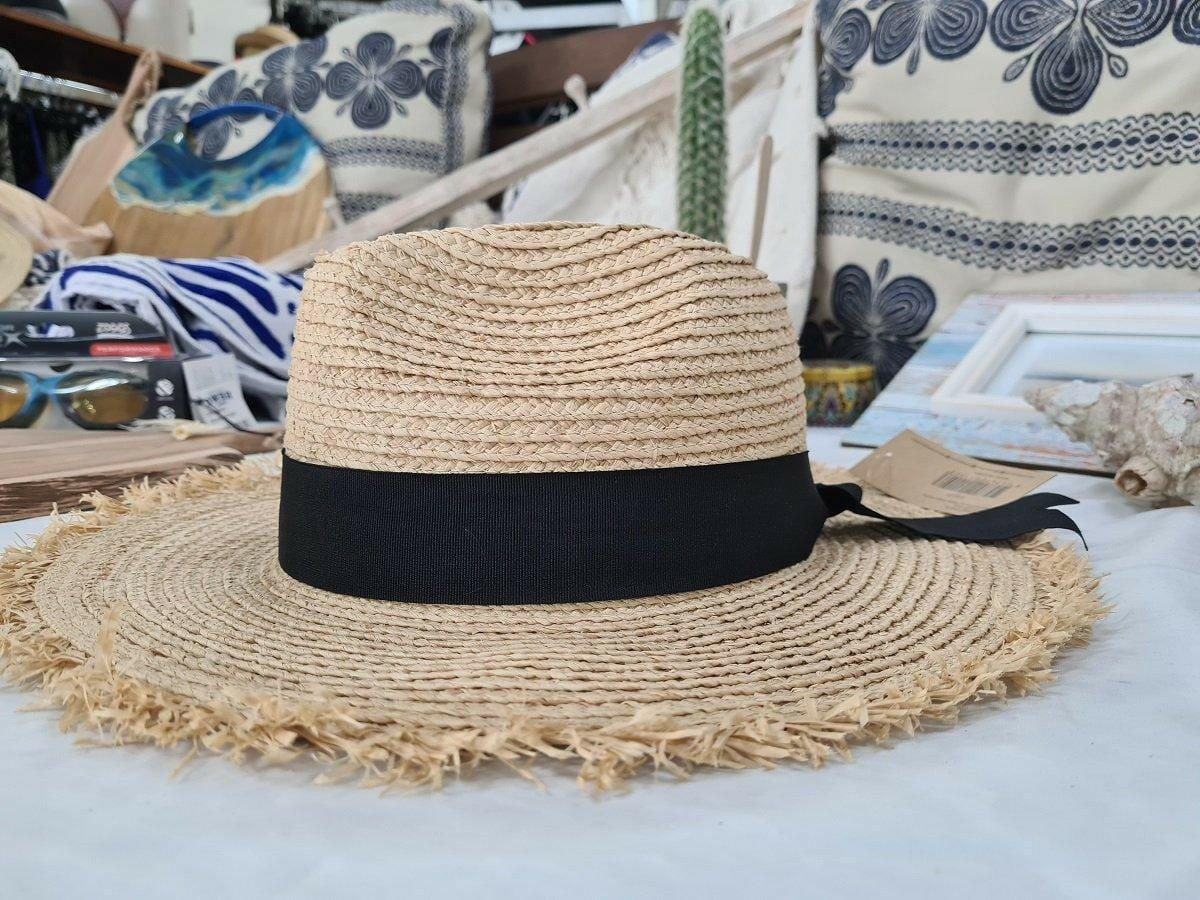 SH328 Elizabeth Boater Hat - Ribbon.