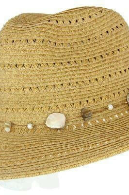 Sundaise Brenda Mid Brim Hat - Sea Jewels.