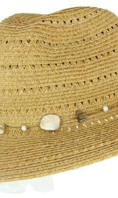 Sundaise Brenda Mid Brim Hat - Sea Jewels.