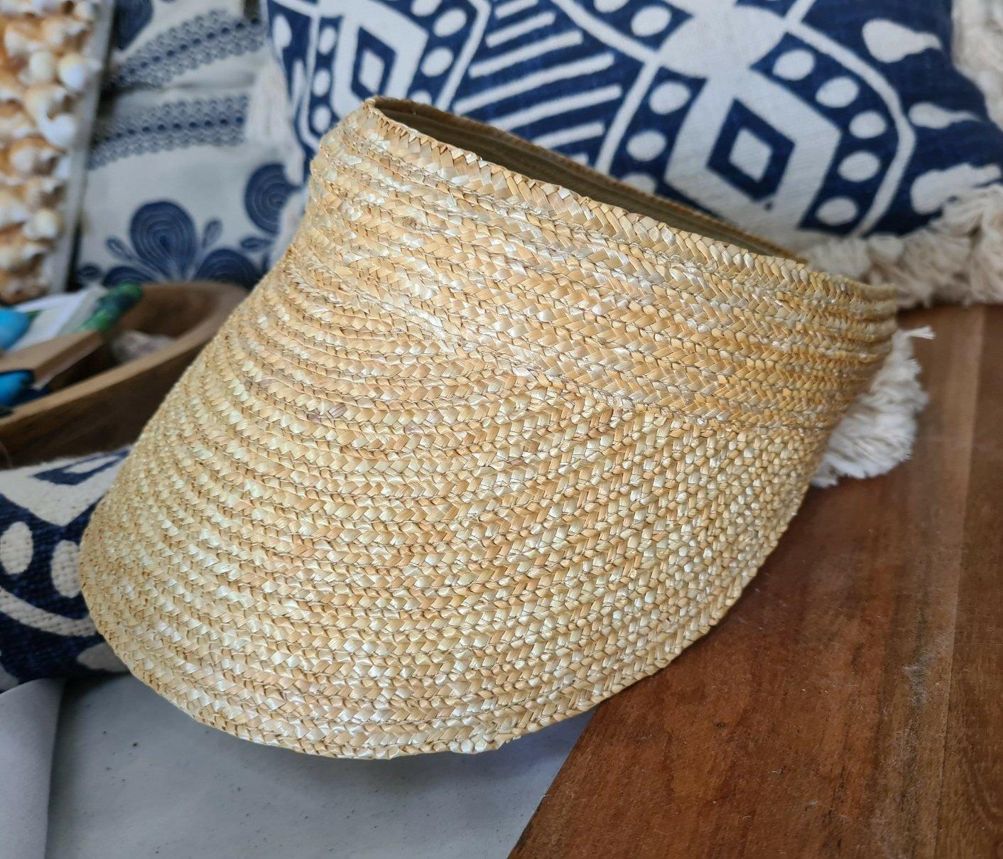 Sundaise Straw Visor Bettina SH235 One Size.