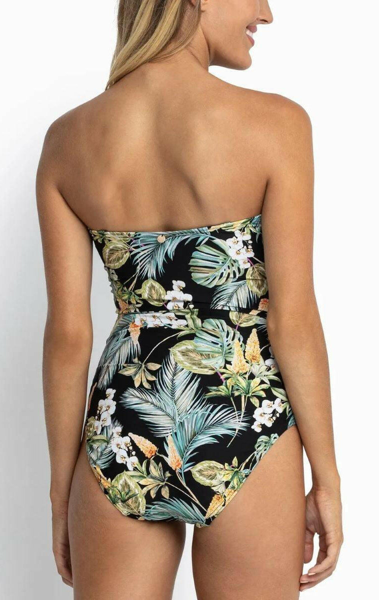 Sunseeker SS51468DDD Milla D/DD Soft Wrap Bandeau One Piece Black.