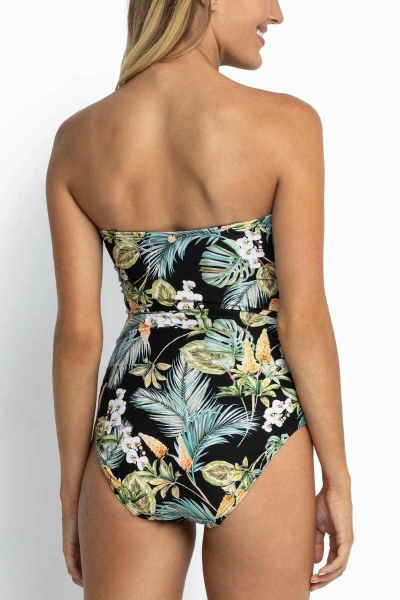 Sunseeker SS51468DDD Milla D/DD Soft Wrap Bandeau One Piece Black.