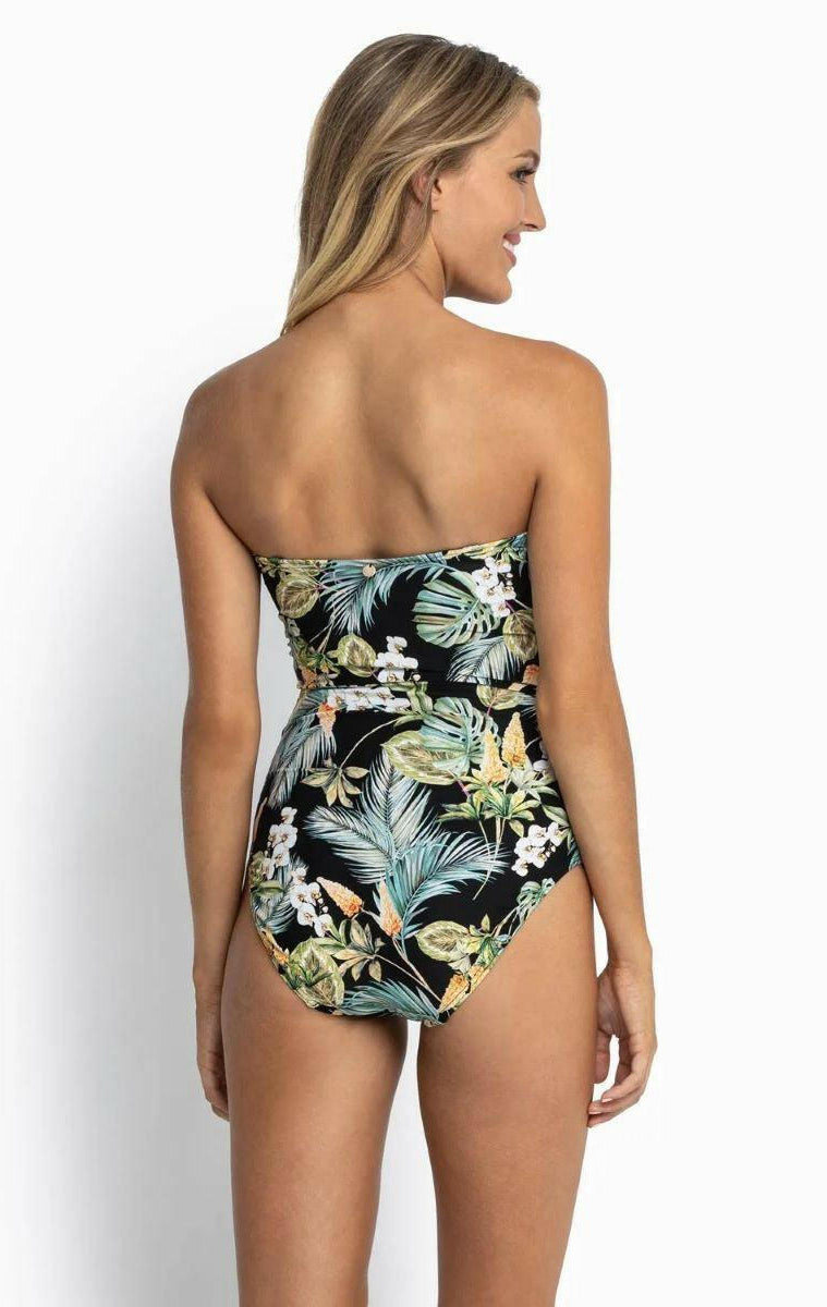 Sunseeker SS51468DDD Milla D/DD Soft Wrap Bandeau One Piece Black.