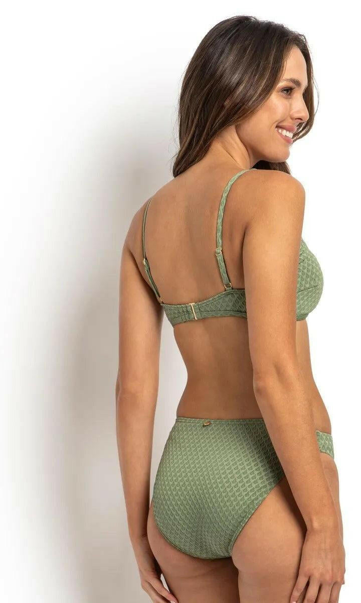 Sunseeker Marlow Square Neck Bralette Sage.