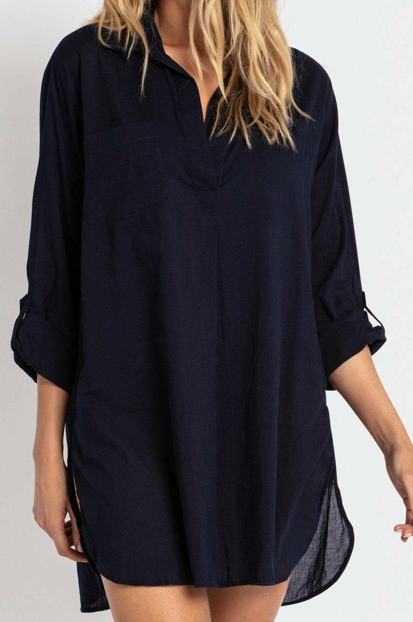 Sunseeker Basix Classic Painters Shirt Ink.