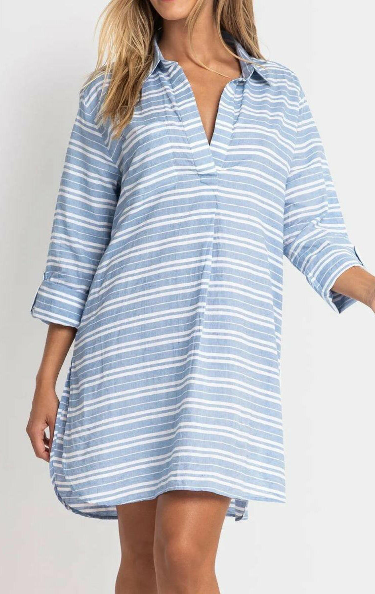 Sunseeker SS91696 Nara Painters Shirt - Blue.