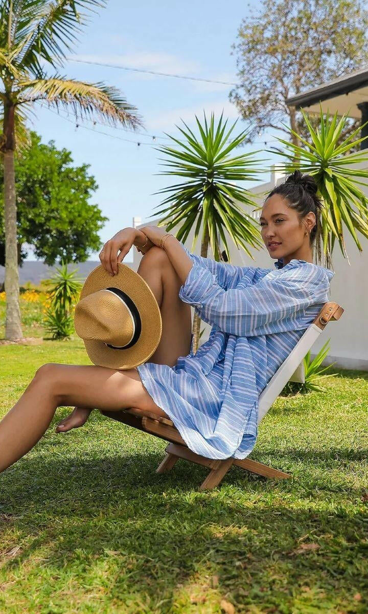 Sunseeker SS91696 Nara Painters Shirt - Blue.