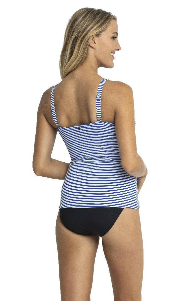 Sunseeker Summer Stripe DDE Underwire Singlet Tankini.
