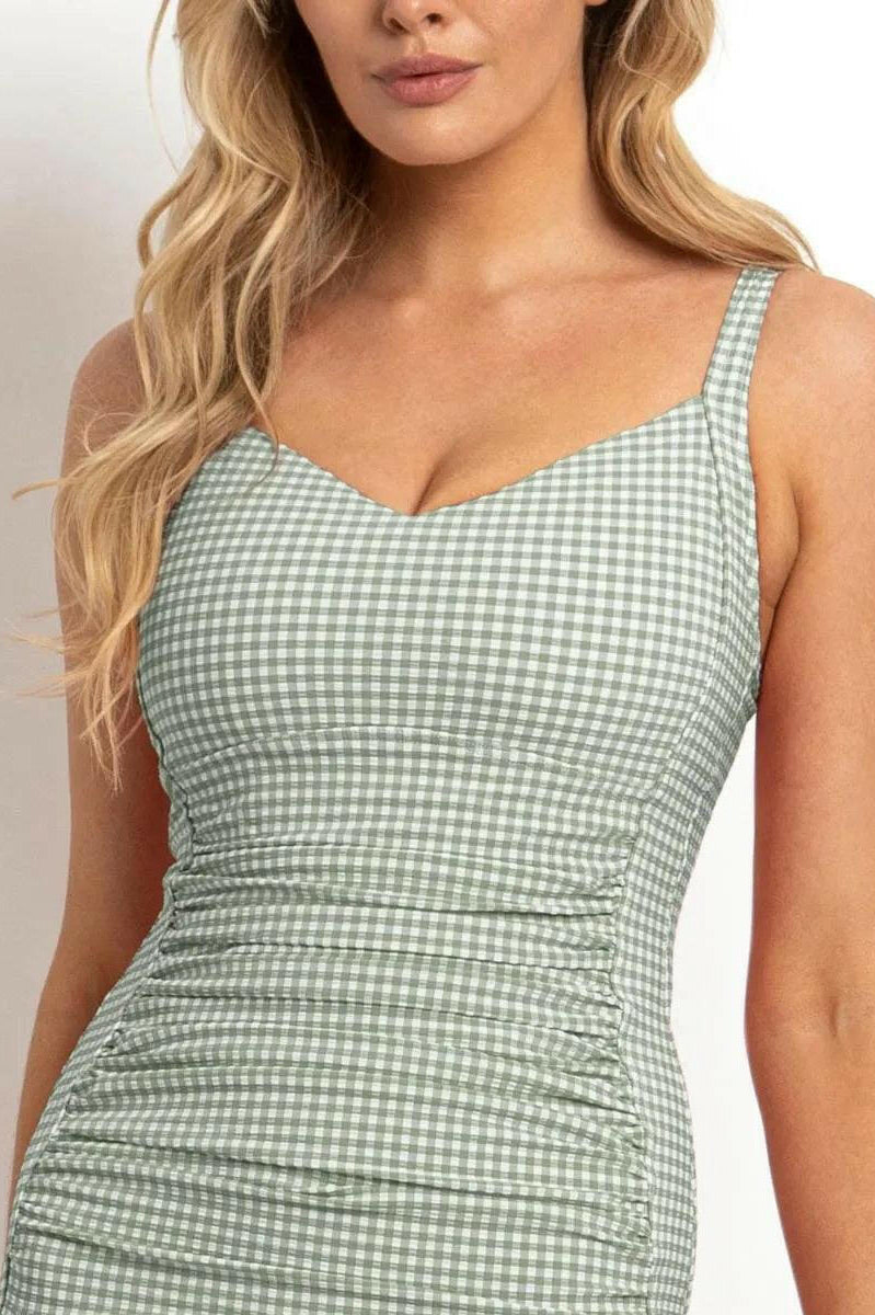Sunseeker Gidget DD/E U/Wire Singlet Tankini Sage.