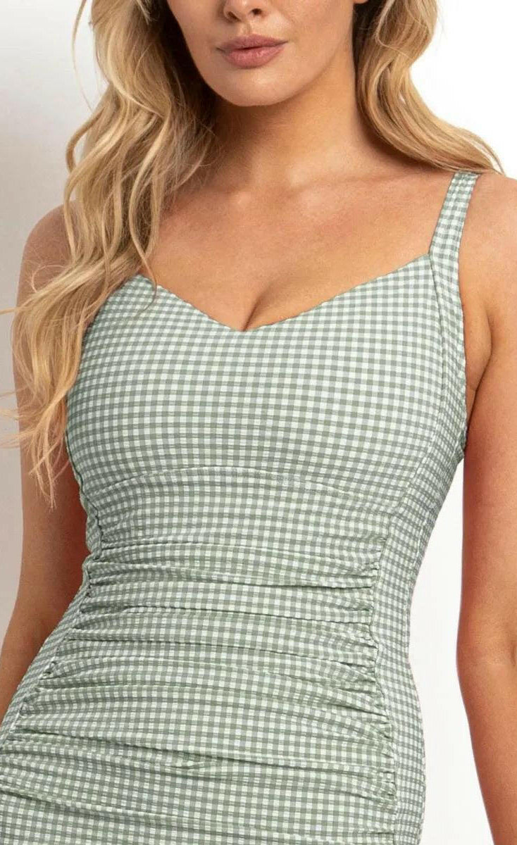 Sunseeker Gidget DD/E U/Wire Singlet Tankini Sage.