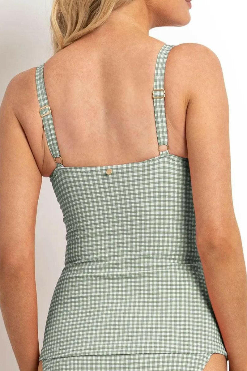 Sunseeker Gidget DD/E U/Wire Singlet Tankini Sage.