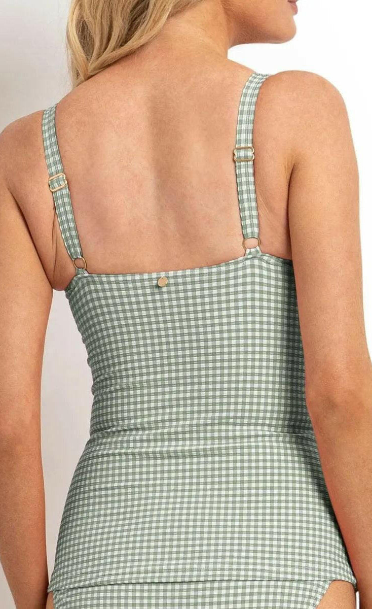 Sunseeker Gidget DD/E U/Wire Singlet Tankini Sage.