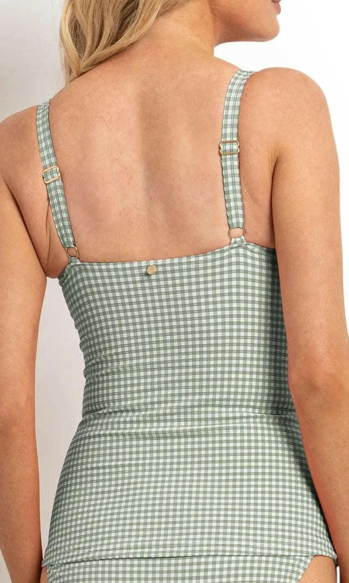 Sunseeker Gidget DD/E U/Wire Singlet Tankini Sage.