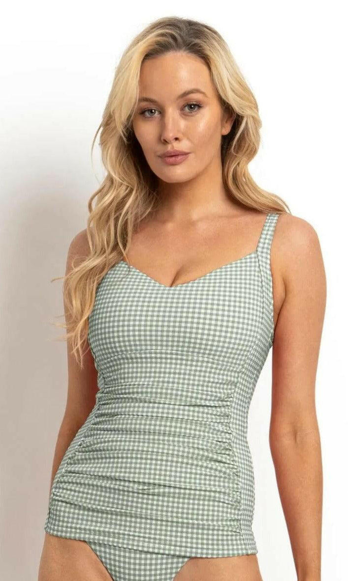 Sunseeker Gidget DD/E U/Wire Singlet Tankini Sage.