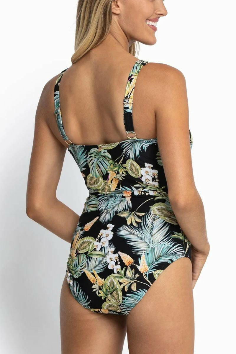 Sunseeker SS51471FG Milla F/G Ruched Underwire One Piece Black.