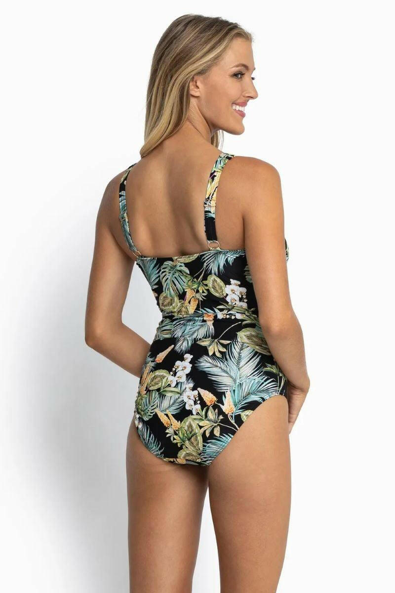 Sunseeker SS51471FG Milla F/G Ruched Underwire One Piece Black.