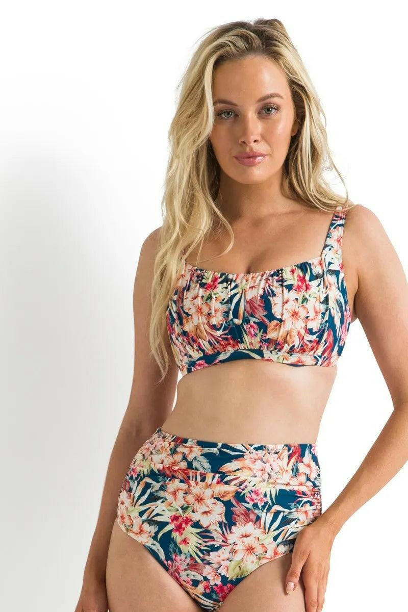 Sunseeker Patonga Gathered Retro Pant Arctic.