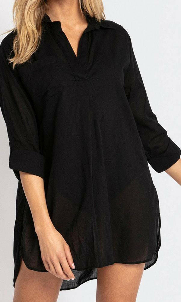 Sunseeker Classic Painters Beach Shirt Cotton Voile.