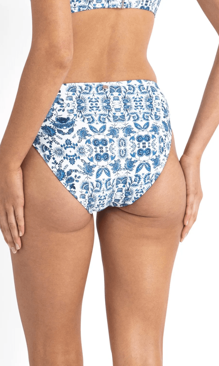 Sunseeker Bluebird Ruched Midrise Pant.