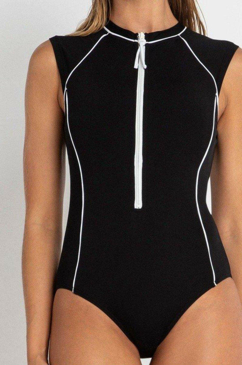 Pool Proof Seasport Cap Sleeve One Piece.