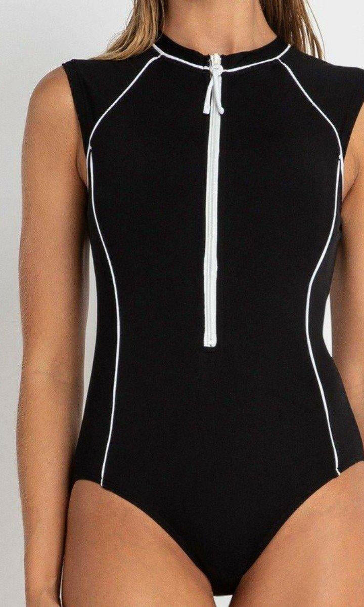 Pool Proof Seasport Cap Sleeve One Piece.