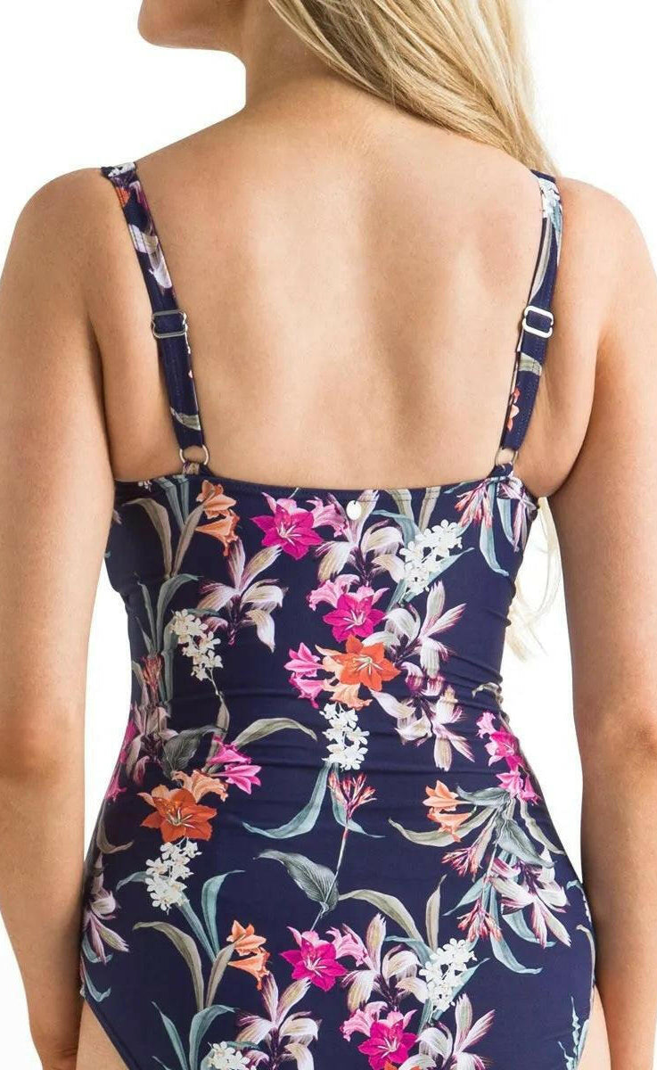 Sunseeker SS51546DDE Calliope DD/E Square Neck Minimiser One Piece Ink.