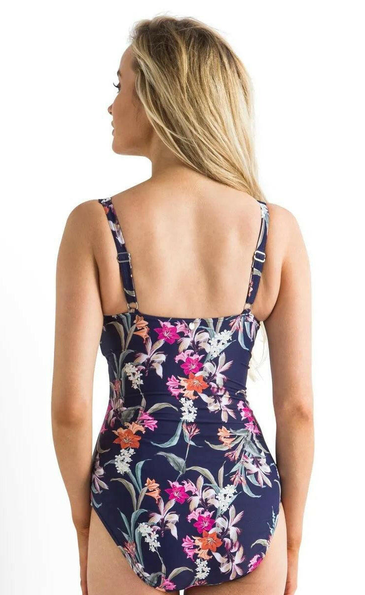 Sunseeker SS51546DDE Calliope DD/E Square Neck Minimiser One Piece Ink.