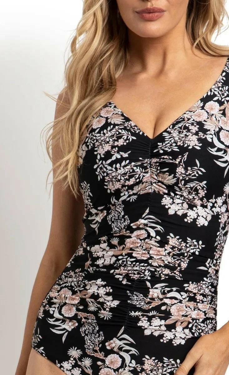 Sunseeker Chelsea F/G Ruched Minimiser One Piece Black.