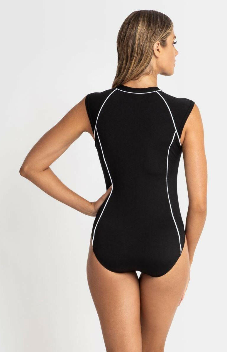 Pool Proof Seasport Cap Sleeve One Piece.