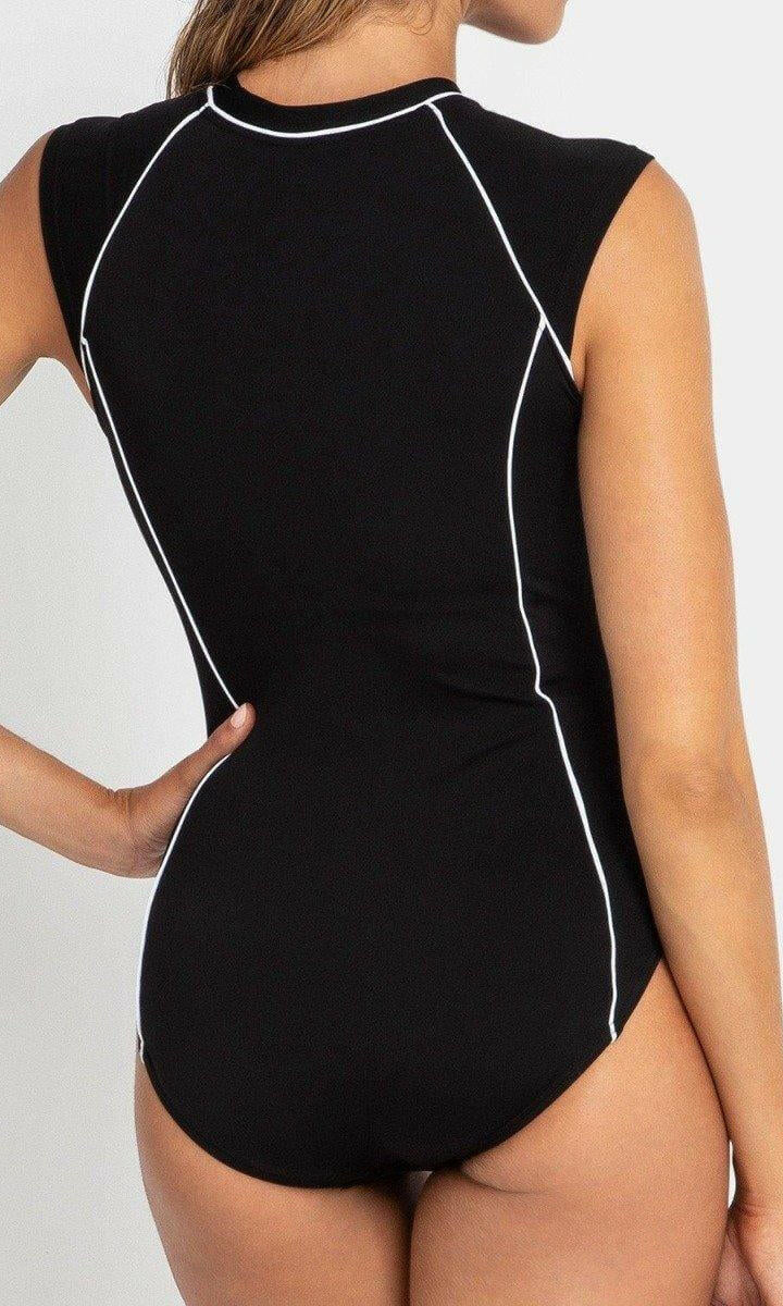 Pool Proof Seasport Cap Sleeve One Piece.