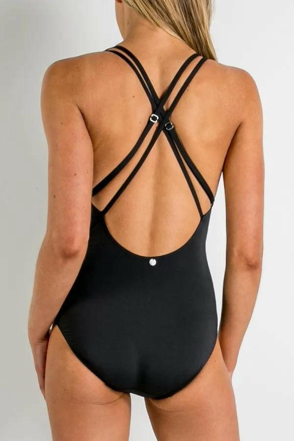 Sunseeker Basix Multi Cross Adjustable One Piece Swimwear.