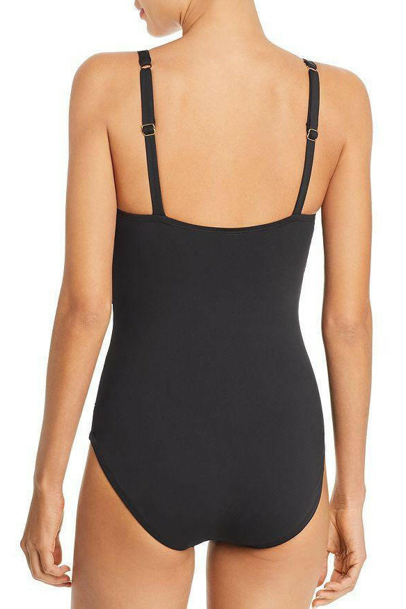 Sunseeker Basix Twist Front One Piece Swimwear.