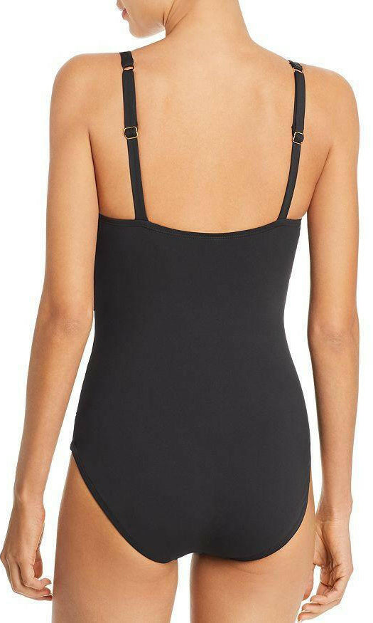 Sunseeker Basix Twist Front One Piece Swimwear.